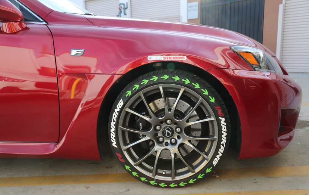 NANKANK TIRES - WHITE LETTERING - GREEN ARROWS TIRE 