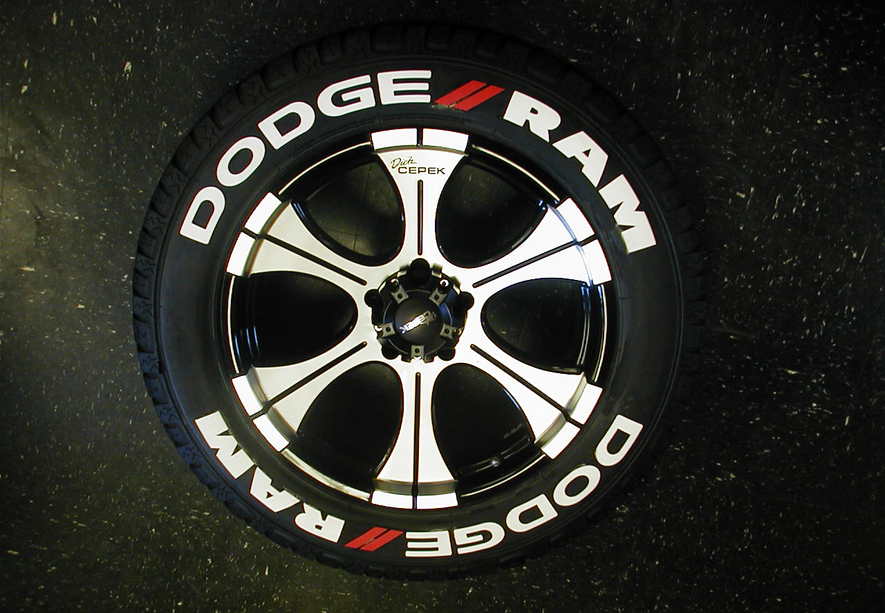 Dodge - Mopar - SRT | TIRE STICKERS .COM