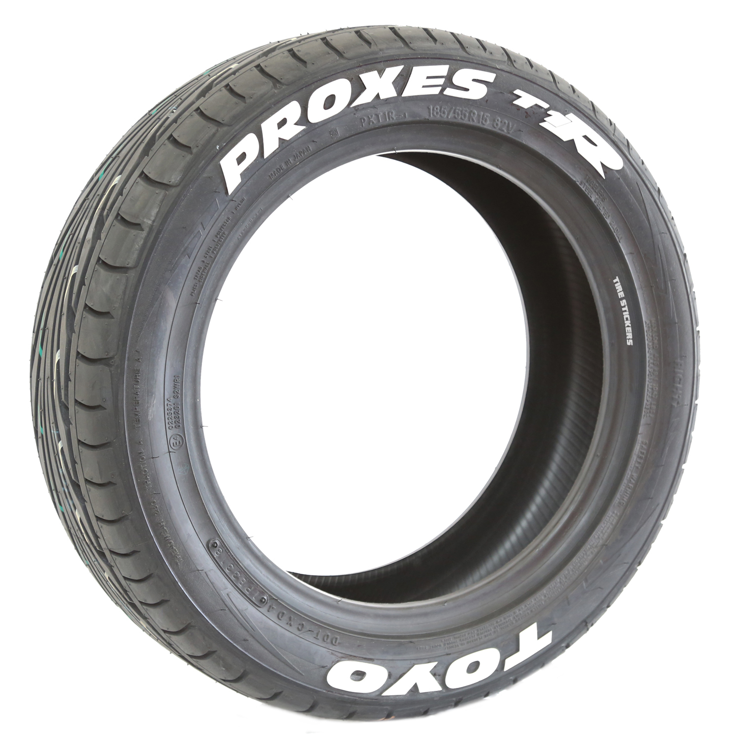 Toyo Tires Proxes T1R White Letter Tire | TIRE STICKERS .COM