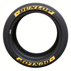 yellow dunlop mx tire stickers