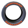 Lightyear Tire Stickers - Orange